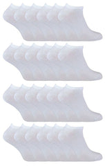 Cihat 24 Pack Children’s Cotton Trainer Socks