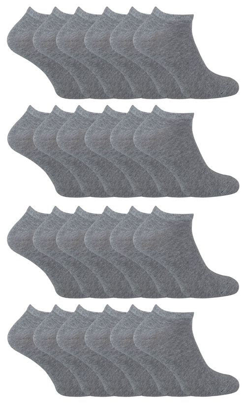 Cihat 24 Pack Children’s Cotton Trainer Socks