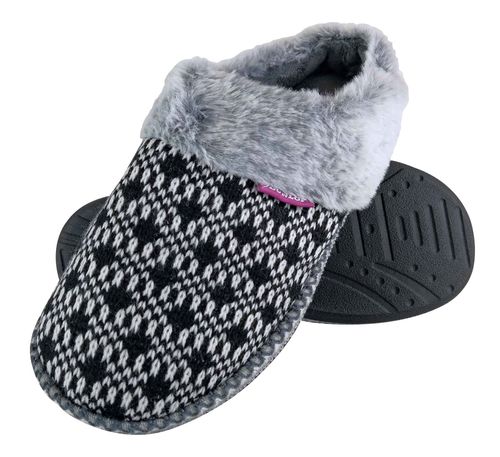 Dunlop - Ladies Slippers - CAROLINE - Black / 4 UK