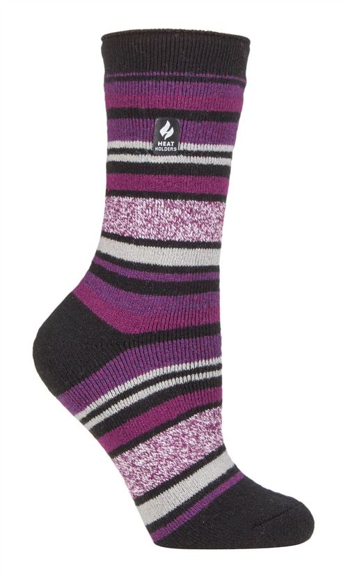 Heat Holders - Ladies Lite Socks (New) - Black (Antalya) / 4-7 UK