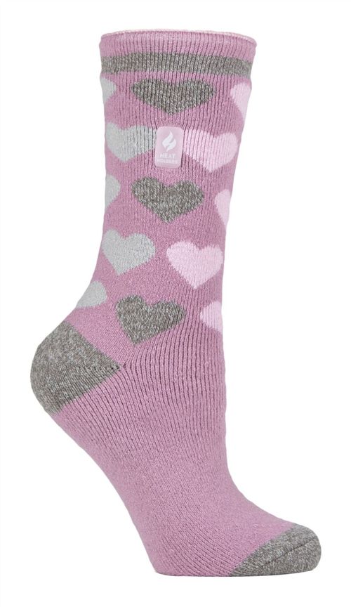 Heat Holders - Ladies Lite Socks (New) - Mauve (Paris) / 4-7 UK