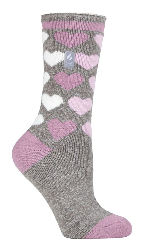 Heat Holders - Ladies Lite Socks (New) - Grey (Paris) / 4-7 UK