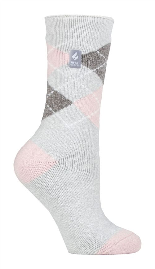 Heat Holders - Ladies Lite Socks (New) - Silver Grey (Cali) / 4-7 UK