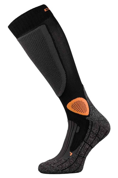 COMODO - Motorbike Socks Pro-tech - Black Orange / 6-8 UK