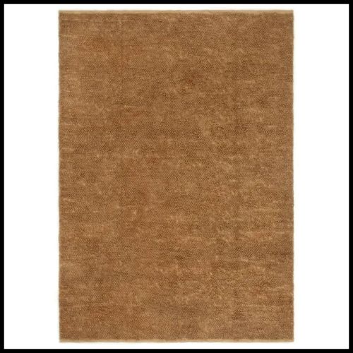 vidaXL Handmade Loop Pile Rug 80x160 cm Jute and Cotton