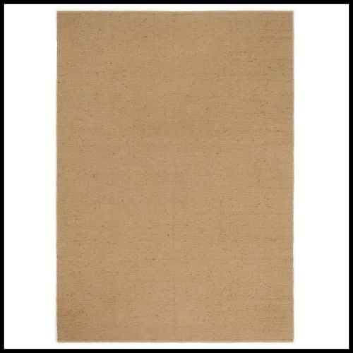 vidaXL Handmade Loop Pile Rug 80x160 cm Jute and Cotton