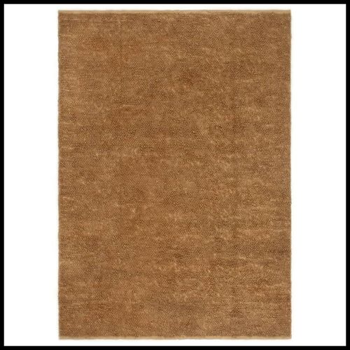 vidaXL Handmade Loop Pile Rug 80x160 cm Jute and Cotton