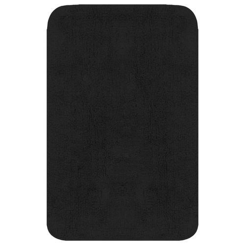 vidaXL Bathroom Mat Set 2 Pieces Fabric Anthracite