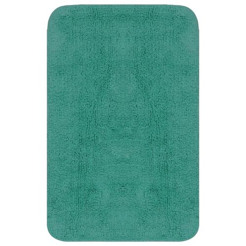vidaXL Bathroom Mat Set 2 Pieces Fabric Anthracite