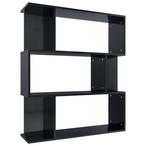 vidaXL Book Cabinet/Room Divider Smoked Oak 80x24x96cm Engineered Wood