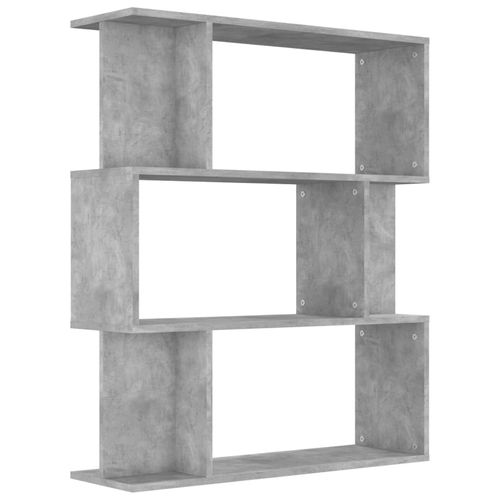 vidaXL Book Cabinet/Room Divider Smoked Oak 80x24x96cm Engineered Wood