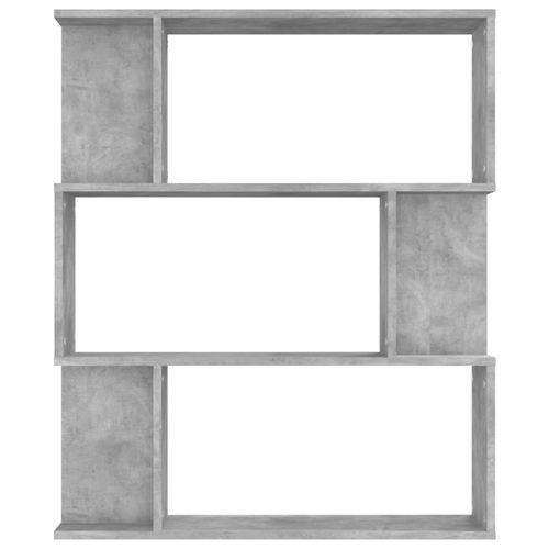 vidaXL Book Cabinet/Room Divider Smoked Oak 80x24x96cm Engineered Wood
