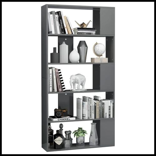 vidaXL Book Cabinet/Room Divider White 80x24x159 cm Engineered Wood