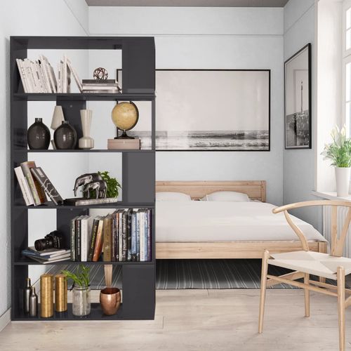 vidaXL Book Cabinet/Room Divider White 80x24x159 cm Engineered Wood