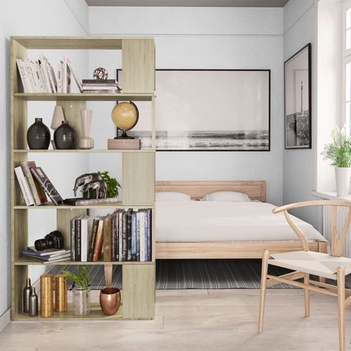 vidaXL Book Cabinet/Room Divider White 80x24x159 cm Engineered Wood