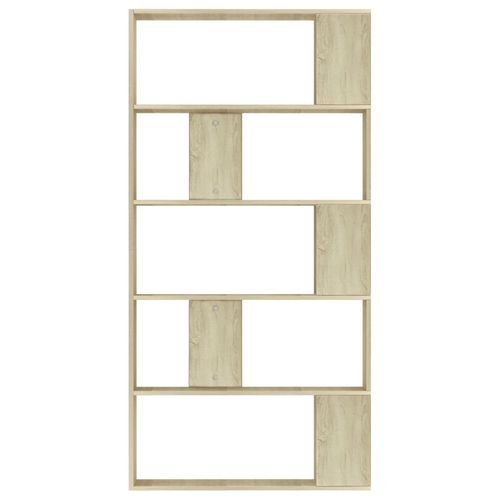vidaXL Book Cabinet/Room Divider White 80x24x159 cm Engineered Wood
