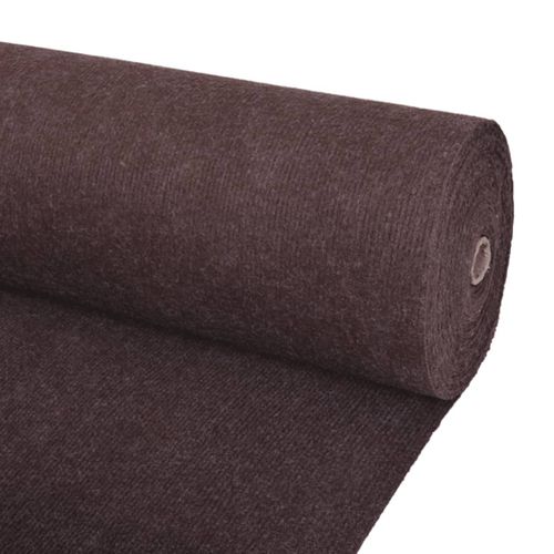 vidaXL Exhibition Carpet Rib 1.2x10 m Anthracite - brown / 2 x 15 m