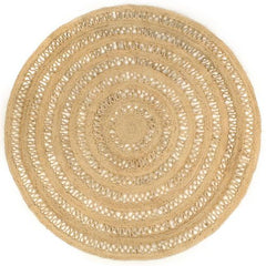 vidaXL Handmade Rug Braided Jute 210 cm
