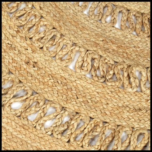 vidaXL Handmade Rug Braided Jute 210 cm