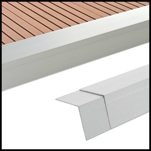 vidaXL 5 pcs Decking Angle Trims WPC 170 cm Light Brown