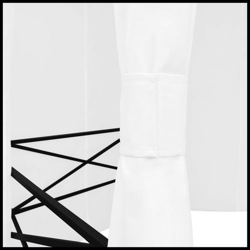vidaXL Garden Marquee Pavilion Tent with Curtains Hexagonal 360x265 cm