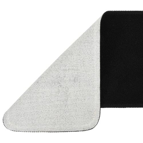 vidaXL Anti Slip Stair Mats 15 pcs 60x25 cm Black Rectangular
