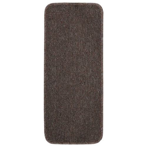 vidaXL Anti Slip Stair Mats 15 pcs 60x25 cm Black Rectangular