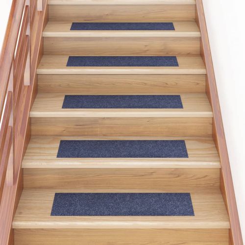 vidaXL Self-adhesive Stair Mats Rectangular 15 pcs 60x25 cm Light Brown