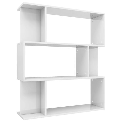 vidaXL Book Cabinet/Room Divider Smoked Oak 80x24x96cm Engineered Wood