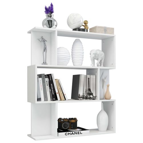 vidaXL Book Cabinet/Room Divider Smoked Oak 80x24x96cm Engineered Wood