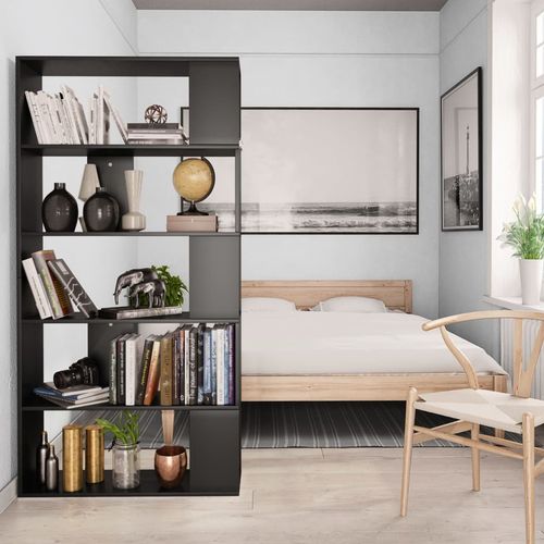 vidaXL Book Cabinet/Room Divider White 80x24x159 cm Engineered Wood