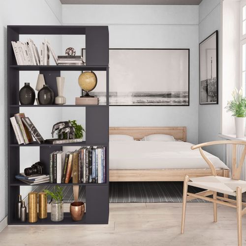 vidaXL Book Cabinet/Room Divider White 80x24x159 cm Engineered Wood