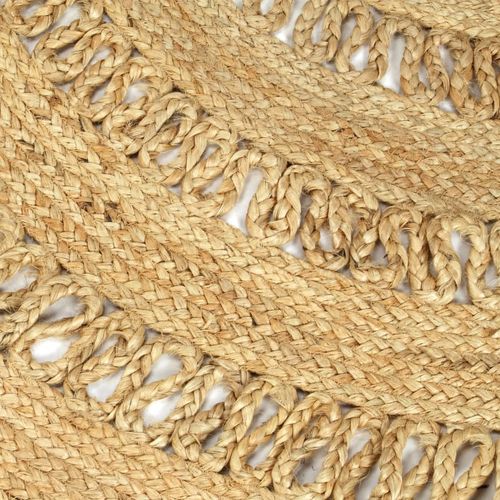 vidaXL Handmade Rug Braided Jute 210 cm