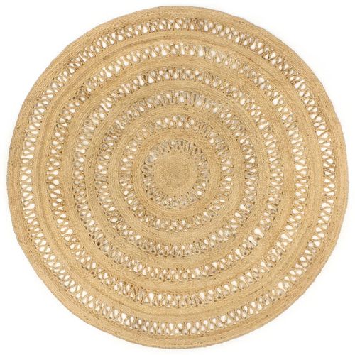 vidaXL Handmade Rug Braided Jute 210 cm - 180 cm