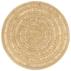 vidaXL Handmade Rug Braided Jute 210 cm