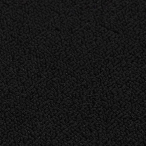 vidaXL Anti Slip Stair Mats 15 pcs 60x25 cm Black Rectangular
