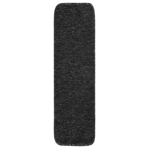 vidaXL Anti Slip Stair Mats 15 pcs 60x25 cm Black Rectangular
