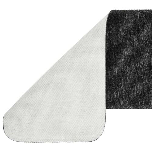 vidaXL Anti Slip Stair Mats 15 pcs 60x25 cm Black Rectangular