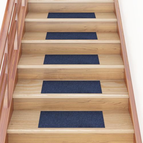vidaXL Self-adhesive Stair Mats Rectangular 15 pcs 60x25 cm Light Brown