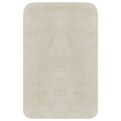 vidaXL Bathroom Mat Set 2 Pieces Fabric Anthracite