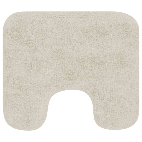 vidaXL Bathroom Mat Set 2 Pieces Fabric Anthracite