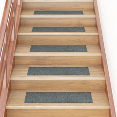 vidaXL Self-adhesive Stair Mats Rectangular 15 pcs 60x25 cm Light Brown
