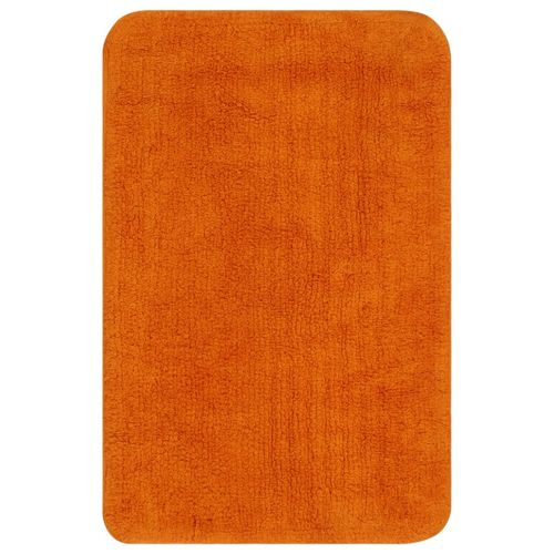 vidaXL Bathroom Mat Set 2 Pieces Fabric Anthracite