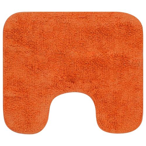 vidaXL Bathroom Mat Set 2 Pieces Fabric Anthracite
