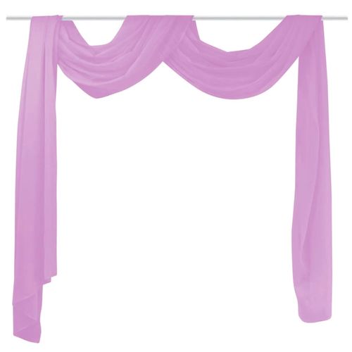 vidaXL Voile Drape 140x600 cm Royal Blue - lilac