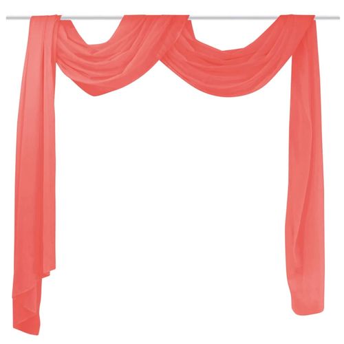 vidaXL Voile Drape 140x600 cm Royal Blue - red