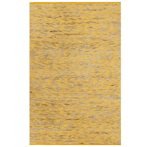 vidaXL Handmade Rug Jute Yellow 80x160 cm