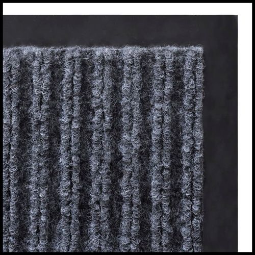 vidaXL Door Mat Black 117x220 cm PVC