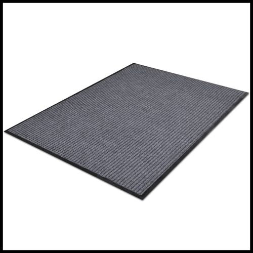 vidaXL Door Mat Black 117x220 cm PVC