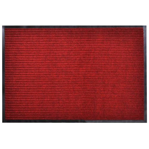 vidaXL Door Mat Black 117x220 cm PVC - red / 90 x 60 cm